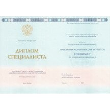 Диплом специалиста 2013